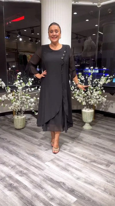 【S-5XL】❤️2024-es új, kiváló minőségű sifon ruha