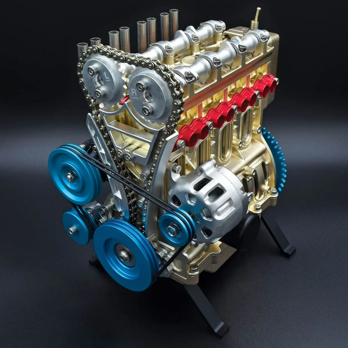 đTeach V8 fĂ©m mechanikus összeszerelĂ©s barkĂĄcs autĂłmotor modellkĂ©szlet (3 Ă©v garancia)