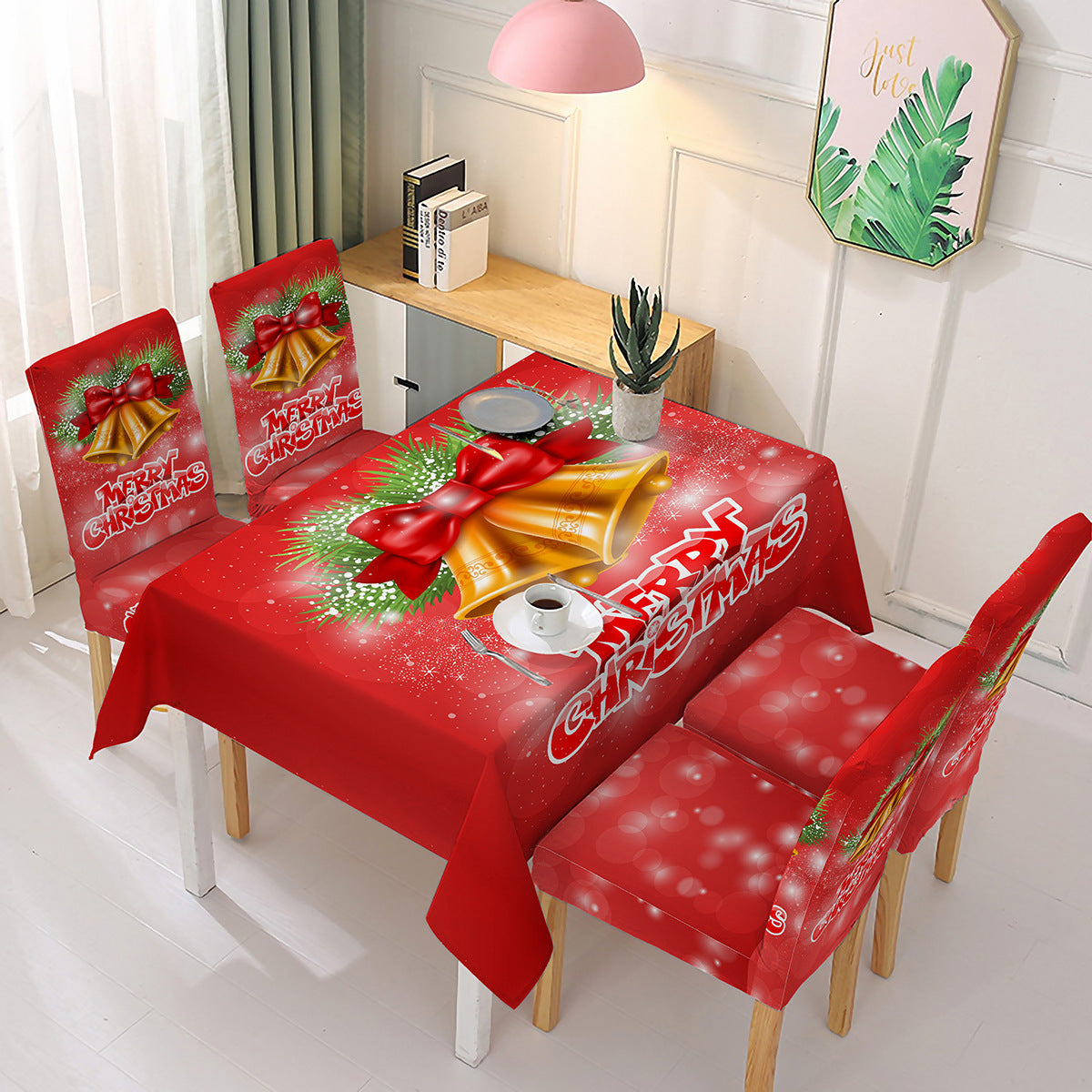 (⛄Early Christmas Action - 49% OFF🎄) Karácsonyi székdísz terítővel