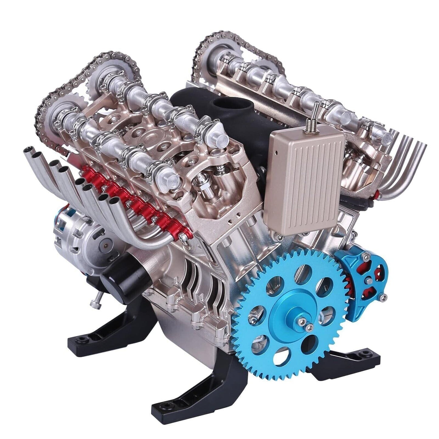đTeach V8 fĂ©m mechanikus összeszerelĂ©s barkĂĄcs autĂłmotor modellkĂ©szlet (3 Ă©v garancia)