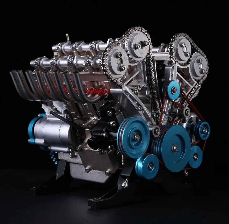 đTeach V8 fĂ©m mechanikus összeszerelĂ©s barkĂĄcs autĂłmotor modellkĂ©szlet (3 Ă©v garancia)
