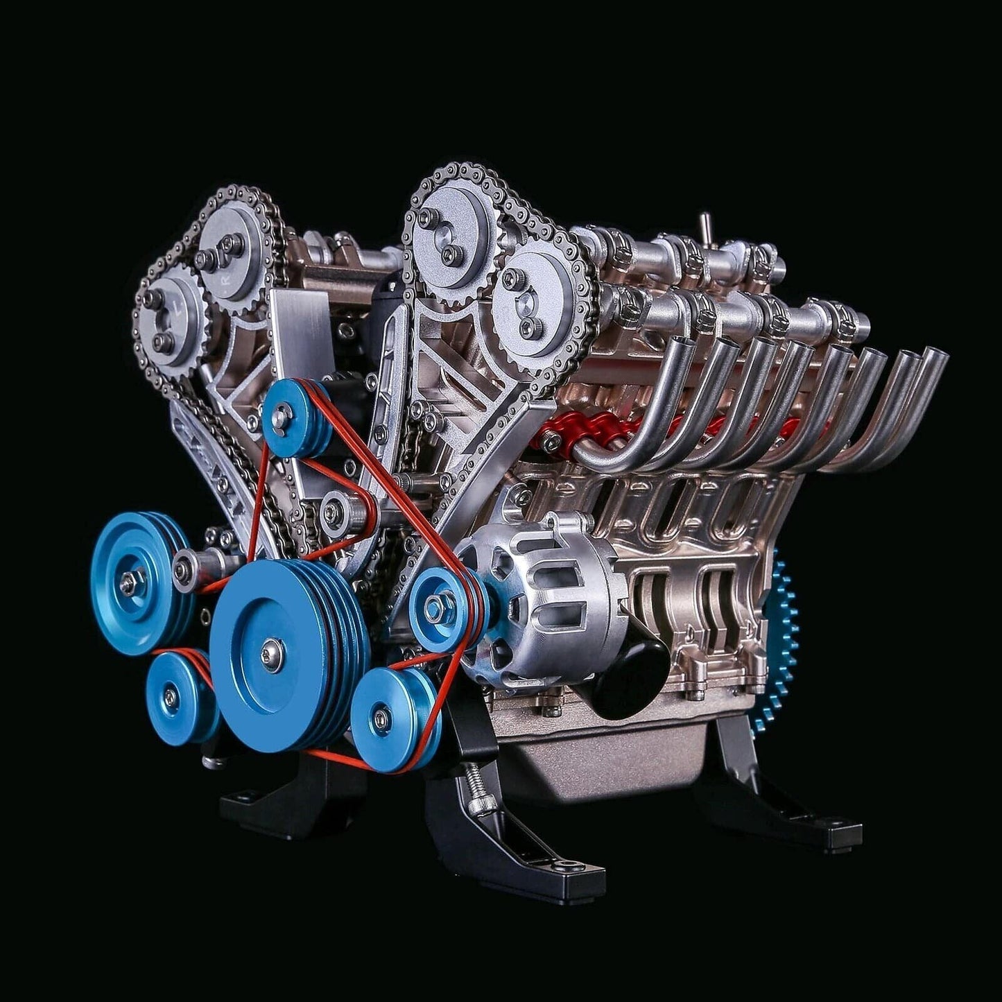 đTeach V8 fĂ©m mechanikus összeszerelĂ©s barkĂĄcs autĂłmotor modellkĂ©szlet (3 Ă©v garancia)