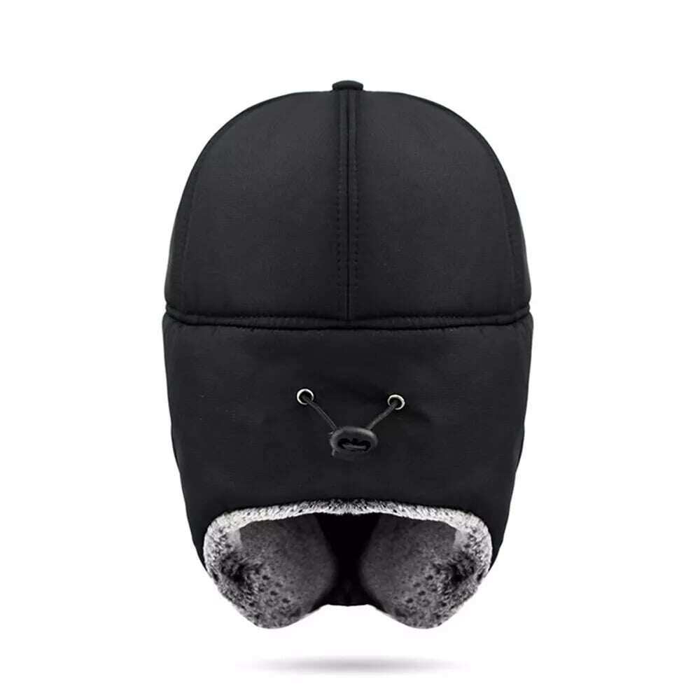 🧢❄️Férfi téli fülkalap csapdázó arcmaszk szőrme repülő repülő hőmeleg hó sísapka
