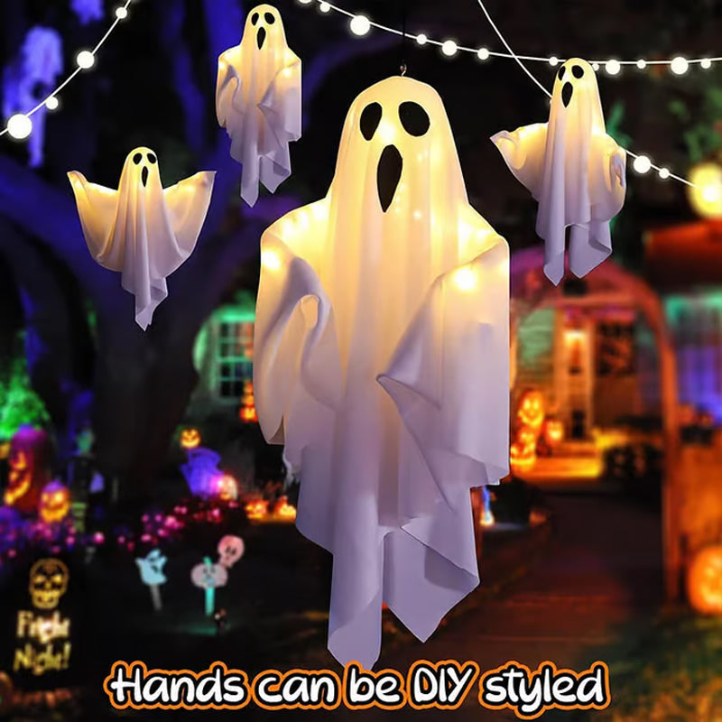 👻👻Halloween akció 49% kedvezménnyel🎃Világító szellem csillár halloweeni partidekorációhoz