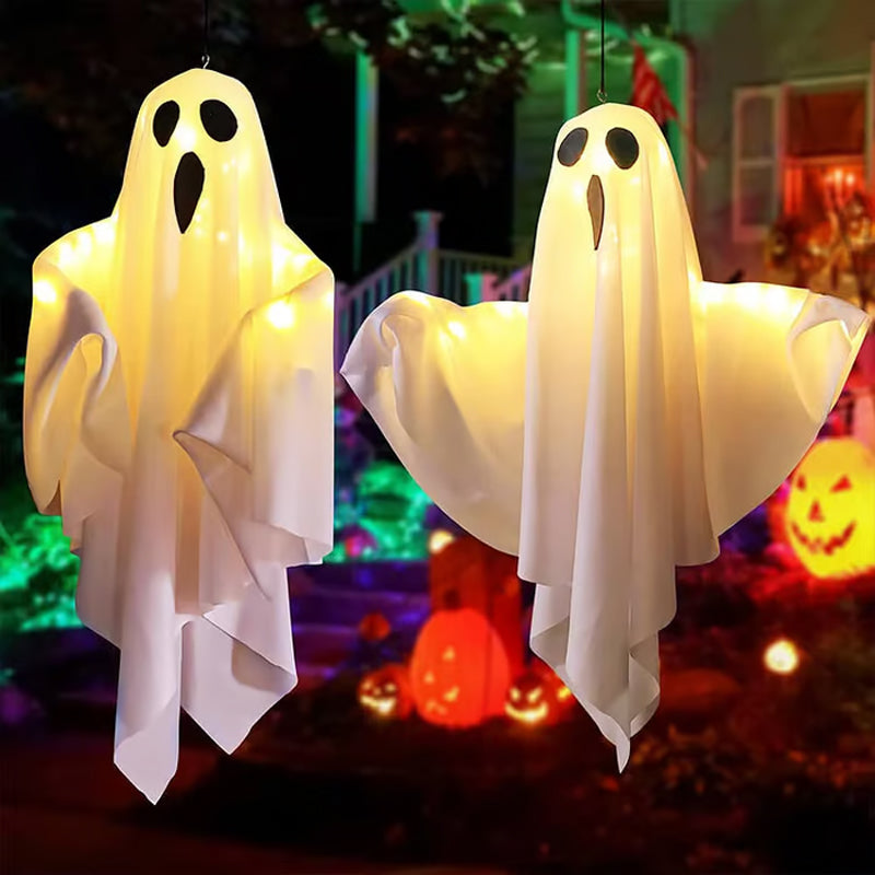 👻👻Halloween akció 49% kedvezménnyel🎃Világító szellem csillár halloweeni partidekorációhoz