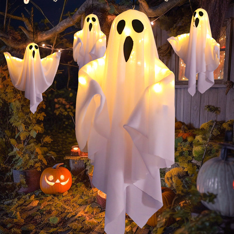 👻👻Halloween akció 49% kedvezménnyel🎃Világító szellem csillár halloweeni partidekorációhoz
