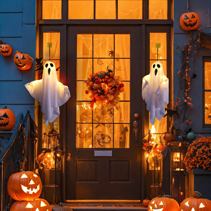 👻👻Halloween akció 49% kedvezménnyel🎃Világító szellem csillár halloweeni partidekorációhoz