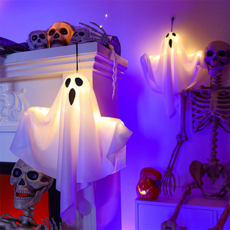 👻👻Halloween akció 49% kedvezménnyel🎃Világító szellem csillár halloweeni partidekorációhoz