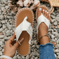 🔥Nyári kiárusítás 50%✨⛱️Női Bohemian Charm Stílusos nyári lapos szandálok