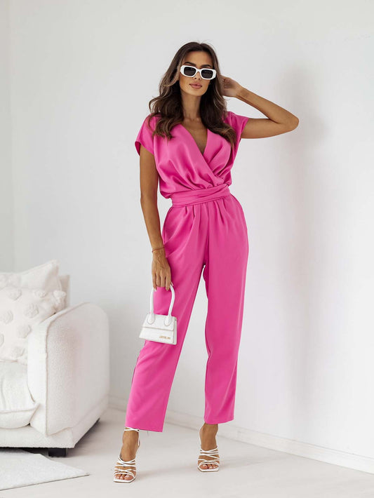 2024-es divatos rövid ujjú nyári jumpsuit