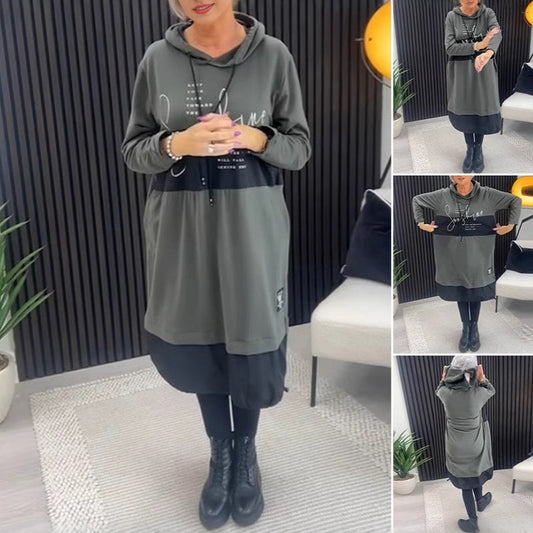 [✨2025-ös új termékek]🌷Női alkalmi ruha kapucnival