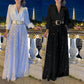 Bő jumpsuit hosszú ujjú, garbós inggel kombinálva