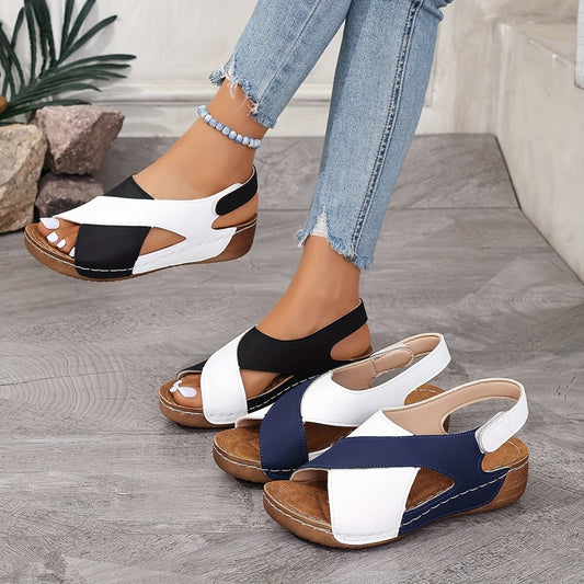 👡【36-43】Új és stílusos szandál kontrasztos színekben