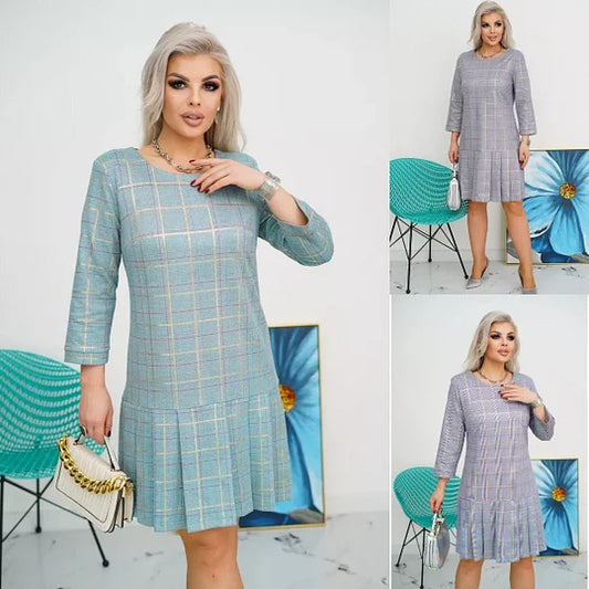 🔥【S-5XL】💜💚Kiváló minőségű divatos ruha
