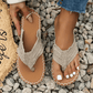 🔥Nyári kiárusítás 50%✨⛱️Női Bohemian Charm Stílusos nyári lapos szandálok