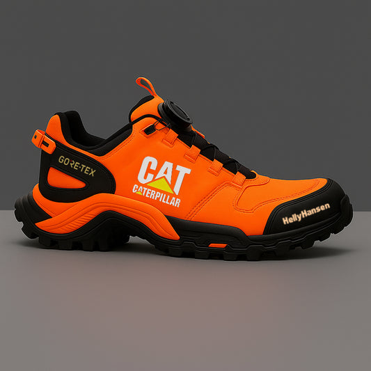 A CAT és a Helly Hansen egyesítette erőit, hogy férfi szúrás- és törésálló munkabakancsot alkossanak.