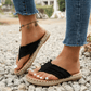 🔥Nyári kiárusítás 50%✨⛱️Női Bohemian Charm Stílusos nyári lapos szandálok