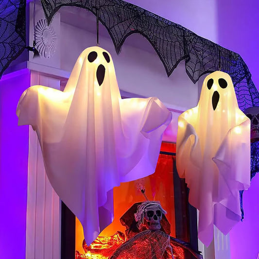 👻👻Halloween akció 49% kedvezménnyel🎃Világító szellem csillár halloweeni partidekorációhoz