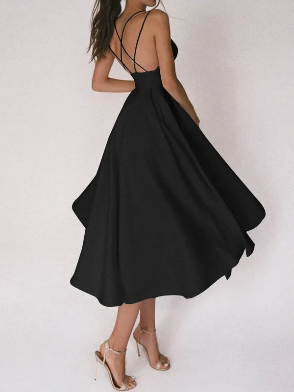(💕NYÁRI HOT AKCIÓ)💃Elegáns fűzős V-nyakú ruha👗💐