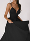 (💕NYÁRI HOT AKCIÓ)💃Elegáns fűzős V-nyakú ruha👗💐