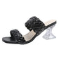 【36-43】 Kristály magas sarkú papucs