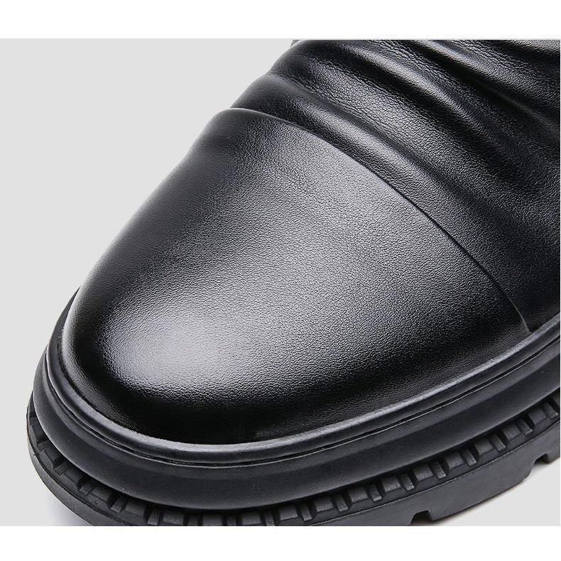 🎁[Legjobb ajándék] Klasszikus férfi bőrcipő oldalsó cipzárral👞