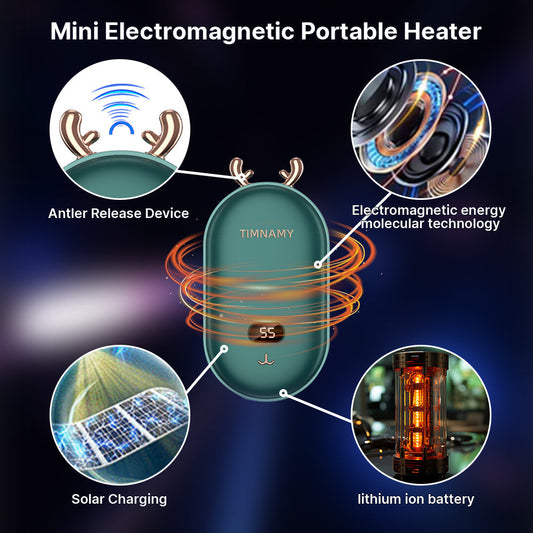 🎁【Karácsonyi promóció】TIMNAMY™ Mini elektromágneses hordozható fűtőberendezés - NASA tanúsítás