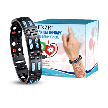 AEXZR™ titánterápiás karkötő – vérnyomáscsökkentő, zsírölő